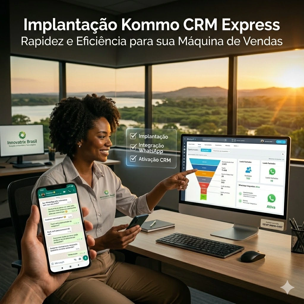 Implantação Kommo CRM Express