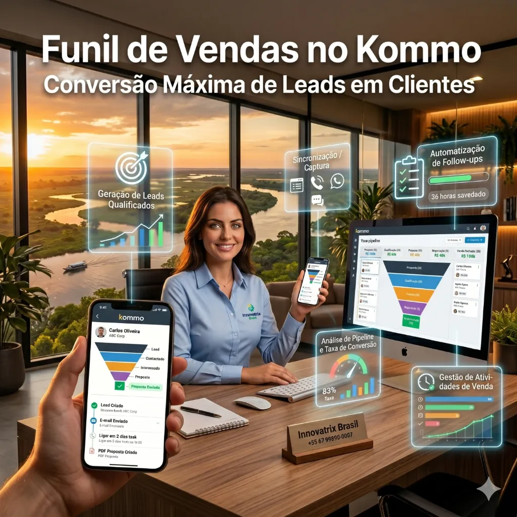 Funil de Vendas no Kommo