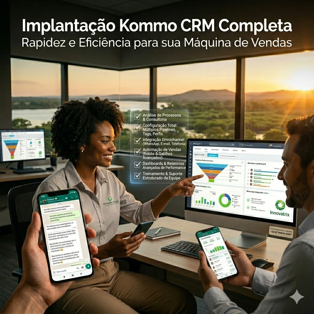 Implantação Kommo CRM Completa