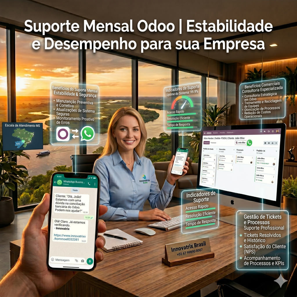 Suporte Mensal Odoo