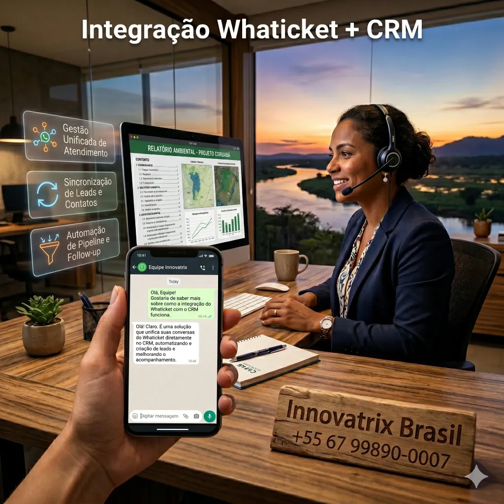Integração Whaticket + CRM
