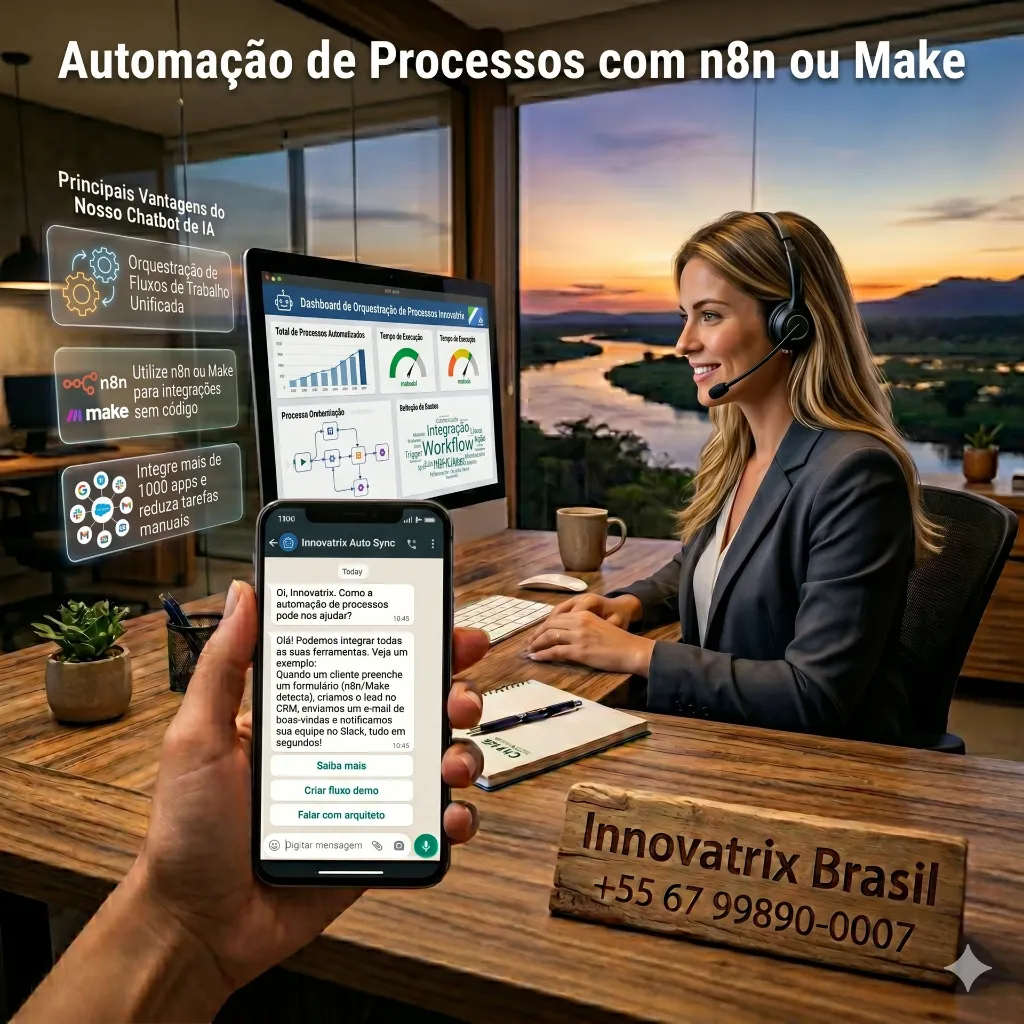 Automação de Processos com n8n ou Make