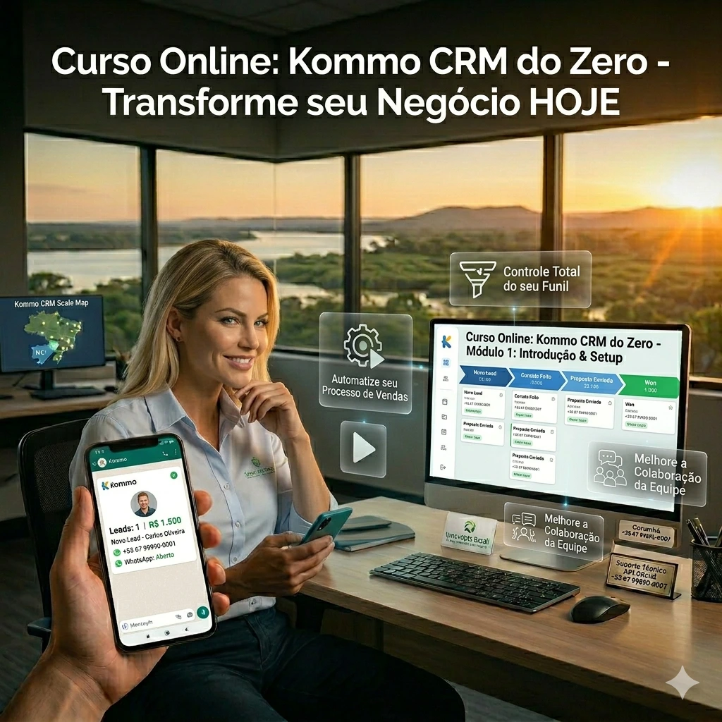 Curso Online: Kommo CRM do Zero