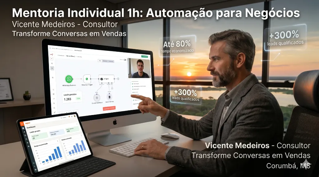 Mentoria Individual 1h: Automação para Negócios
