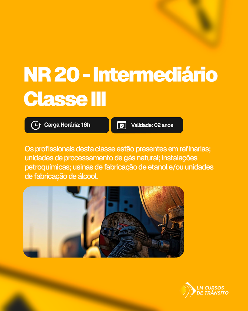 NR-20 - Intermediário Classe III (16h)