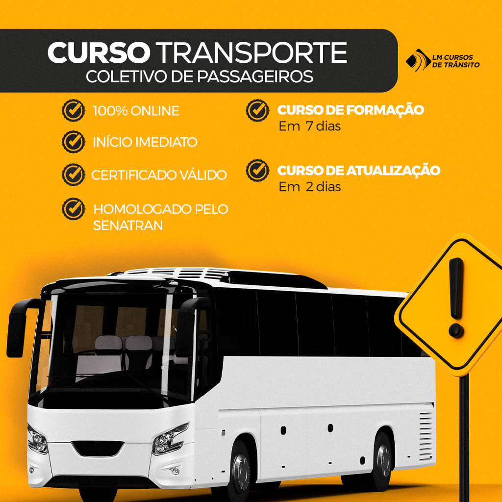 Transporte Coletivo de Passageiros - Formação (50h)