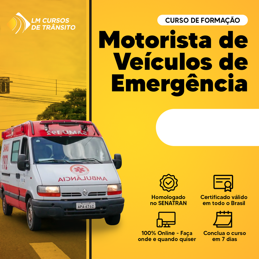 Condutores de Veículos de Emergência - Formação (50h)