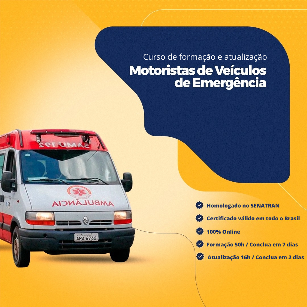 Condutores de Veículos de Emergência - Atualização (16h)